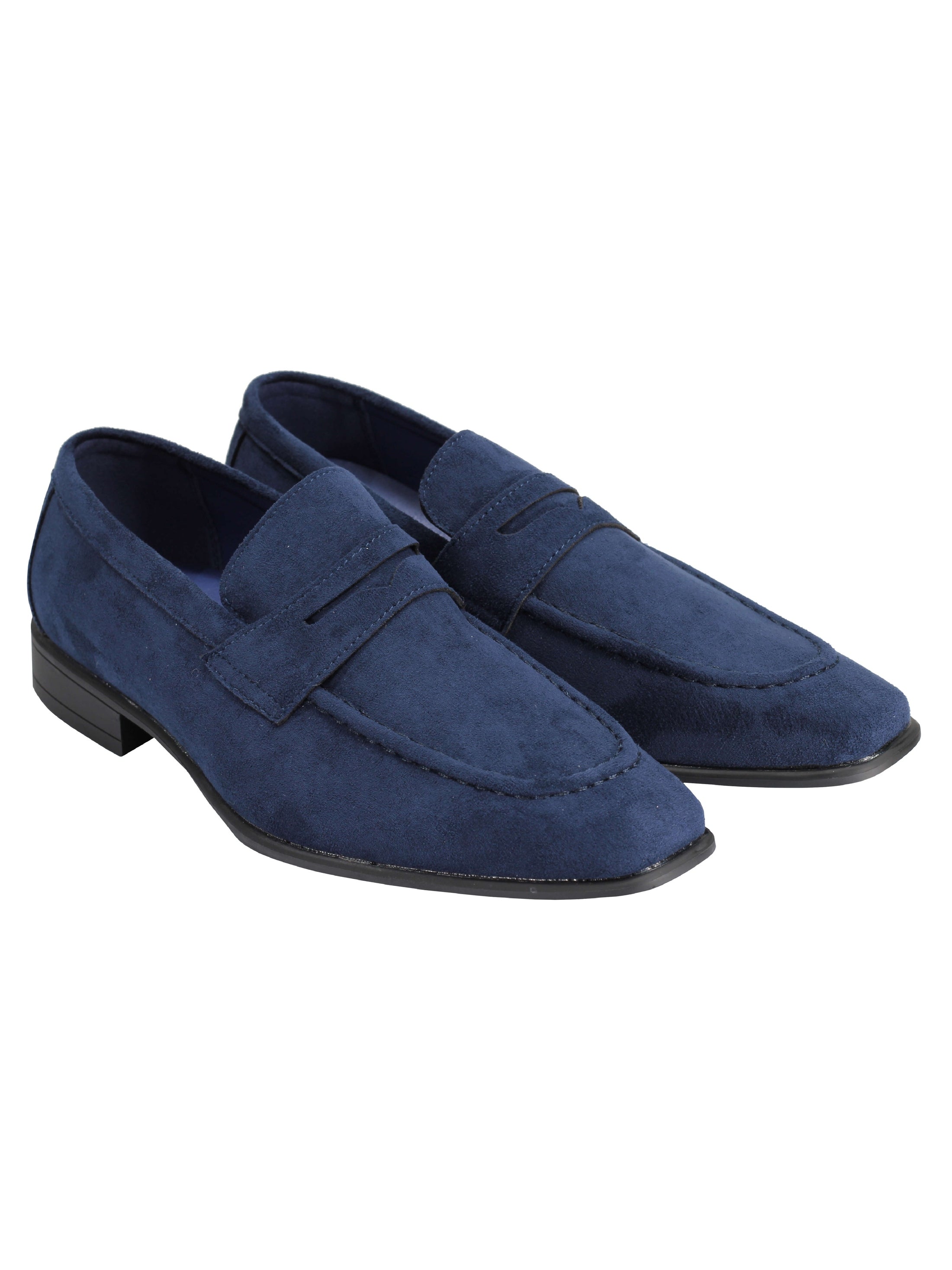 SUEDE PENNY LOAFERS