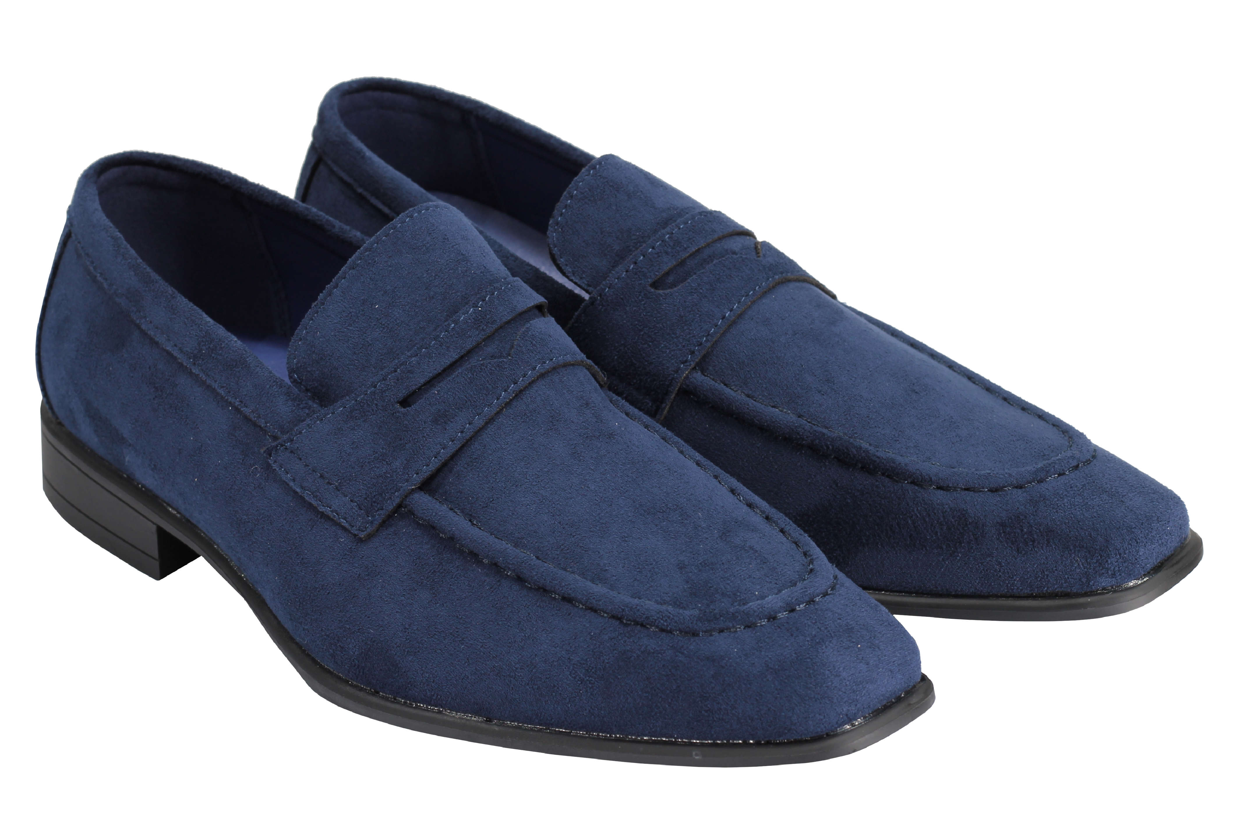 SUEDE PENNY LOAFERS