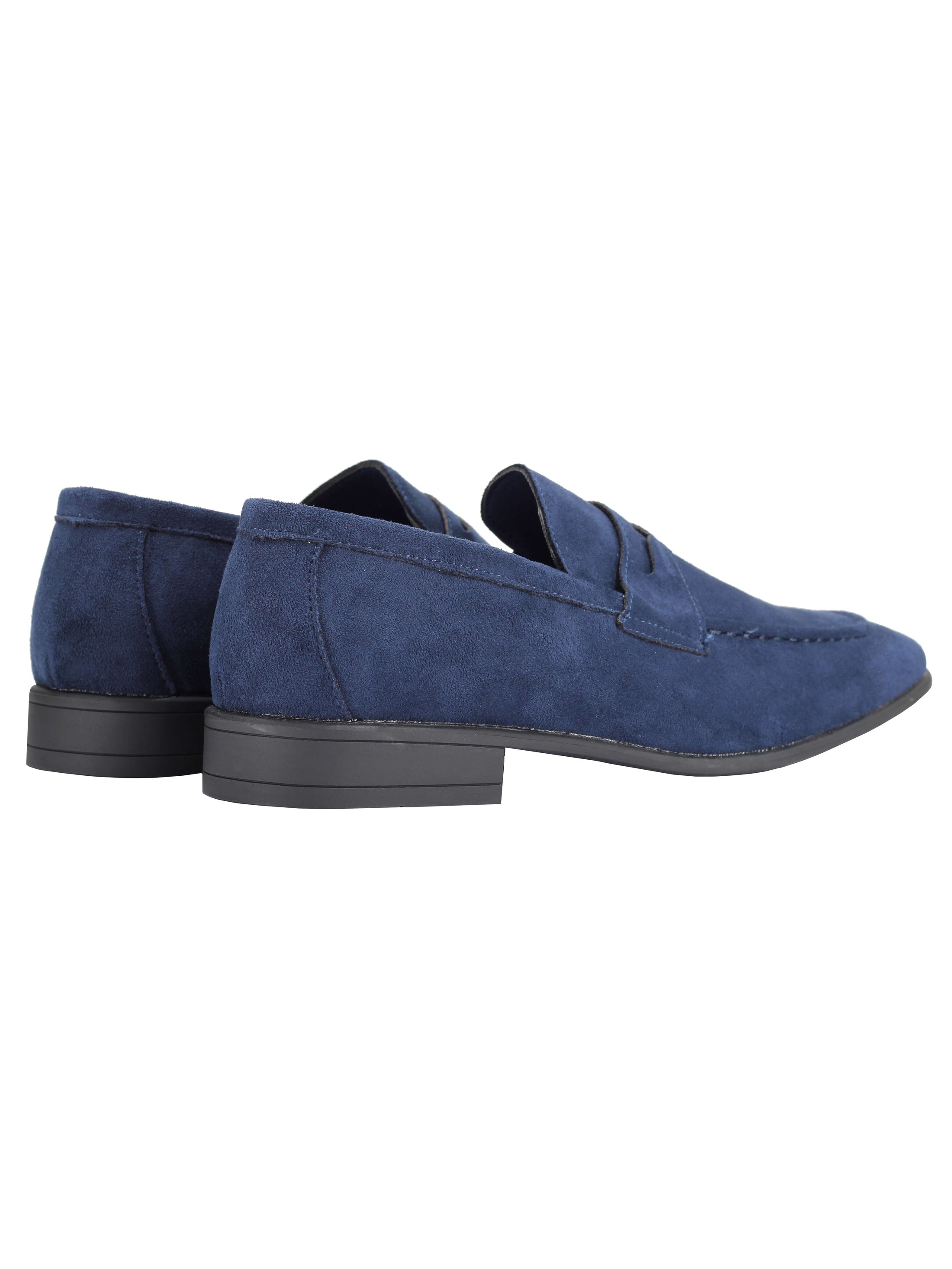 SUEDE PENNY LOAFERS