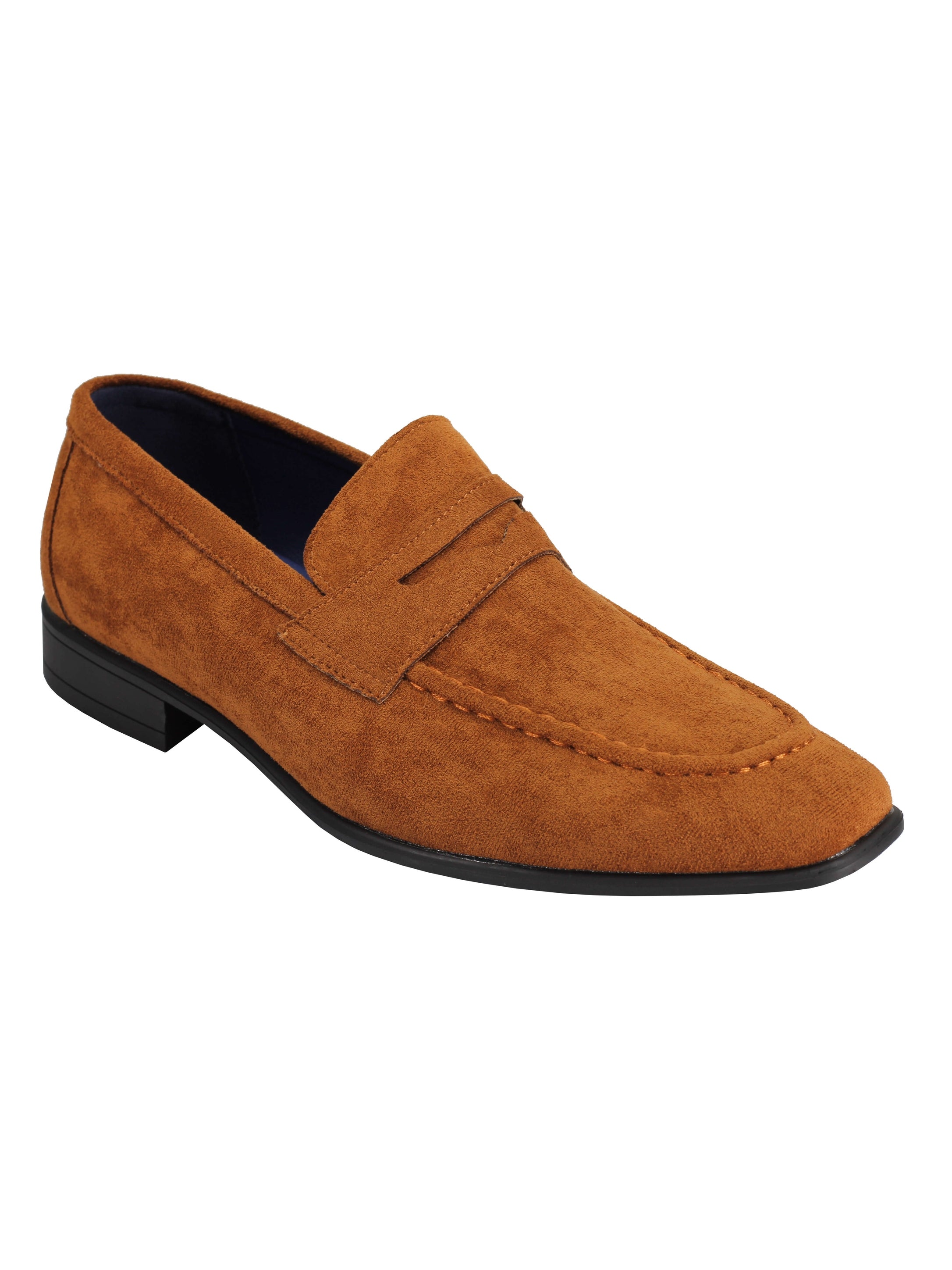 SUEDE PENNY LOAFERS