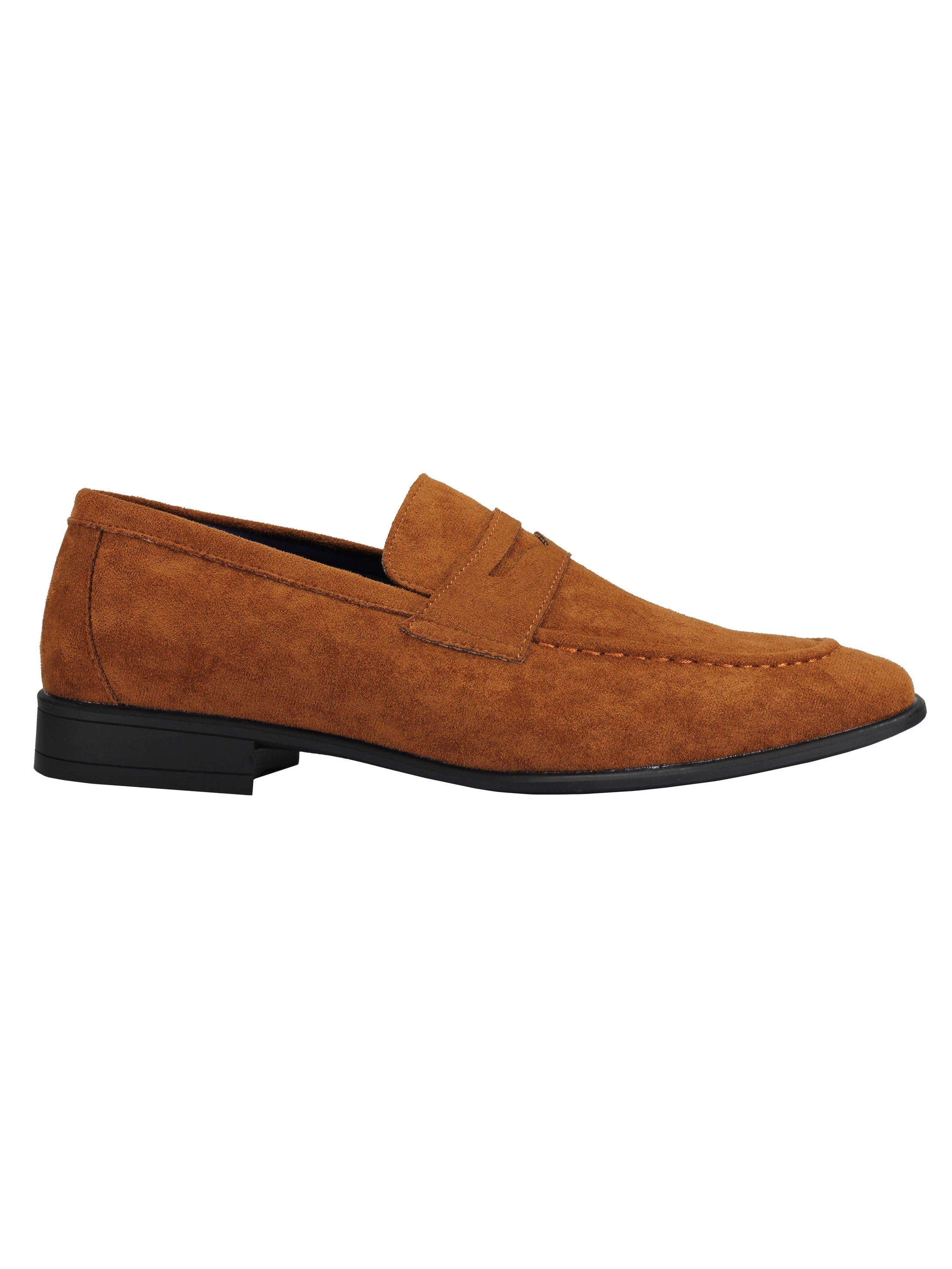 SUEDE PENNY LOAFERS