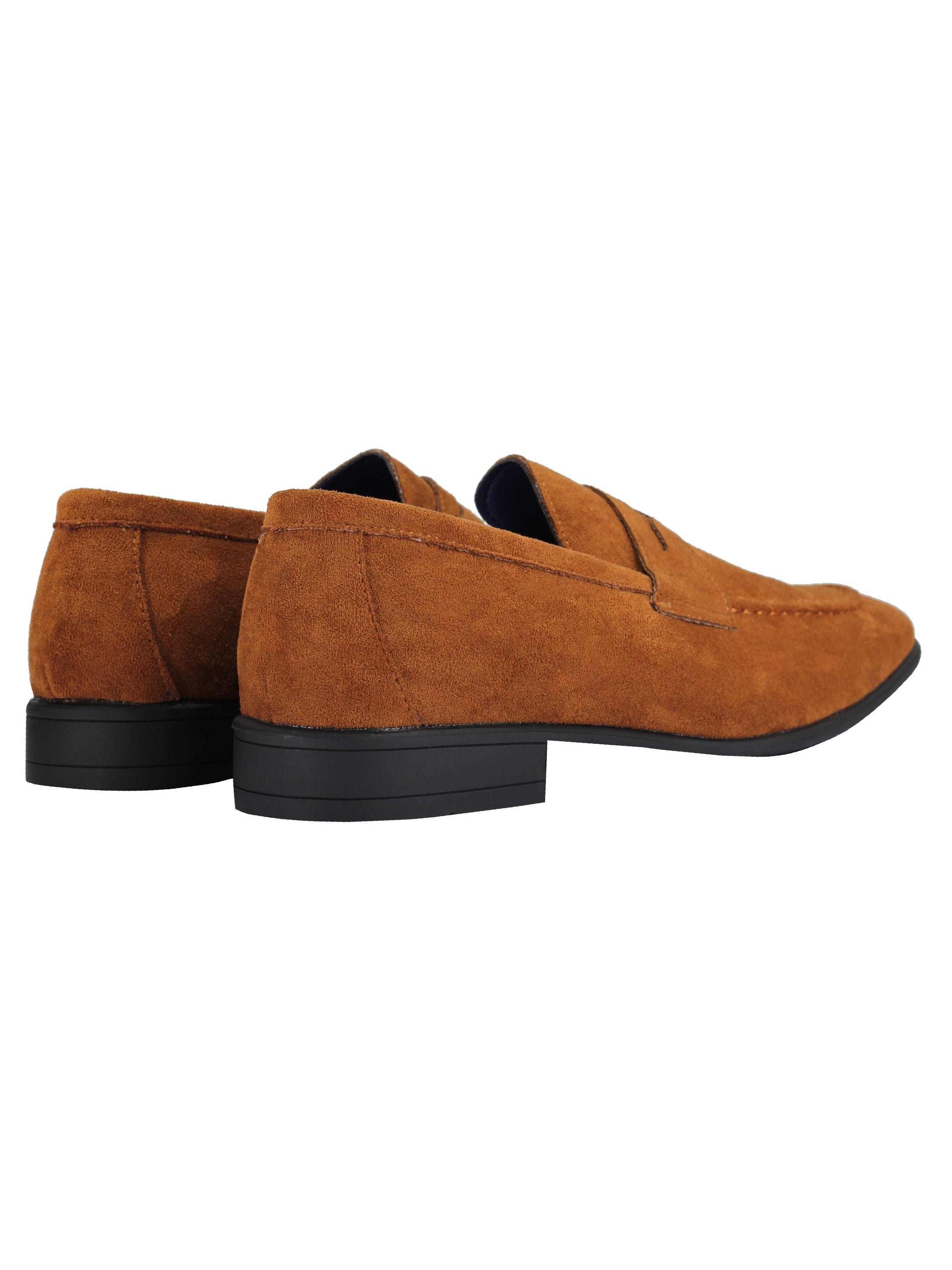 SUEDE PENNY LOAFERS