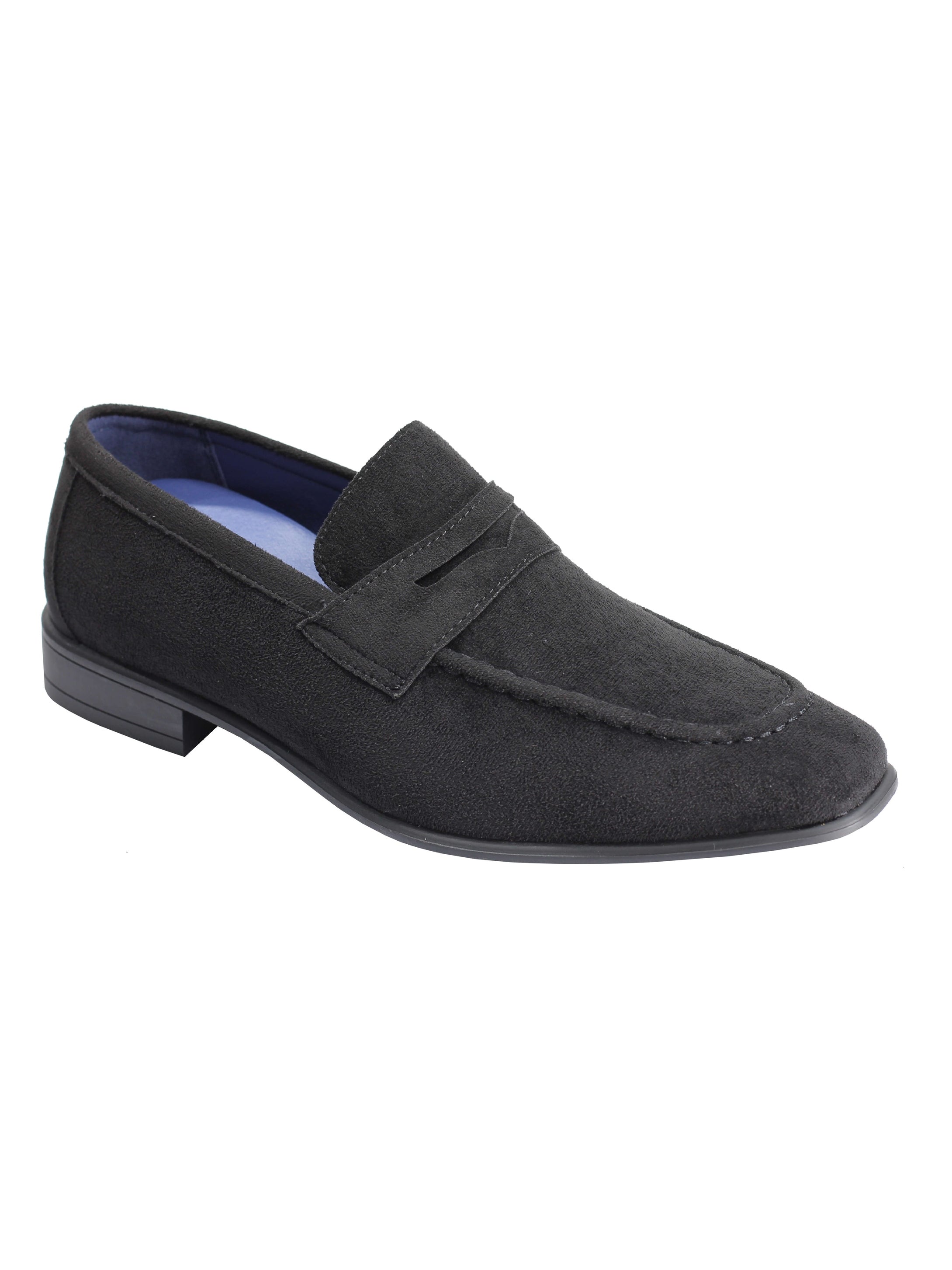 SUEDE PENNY LOAFERS