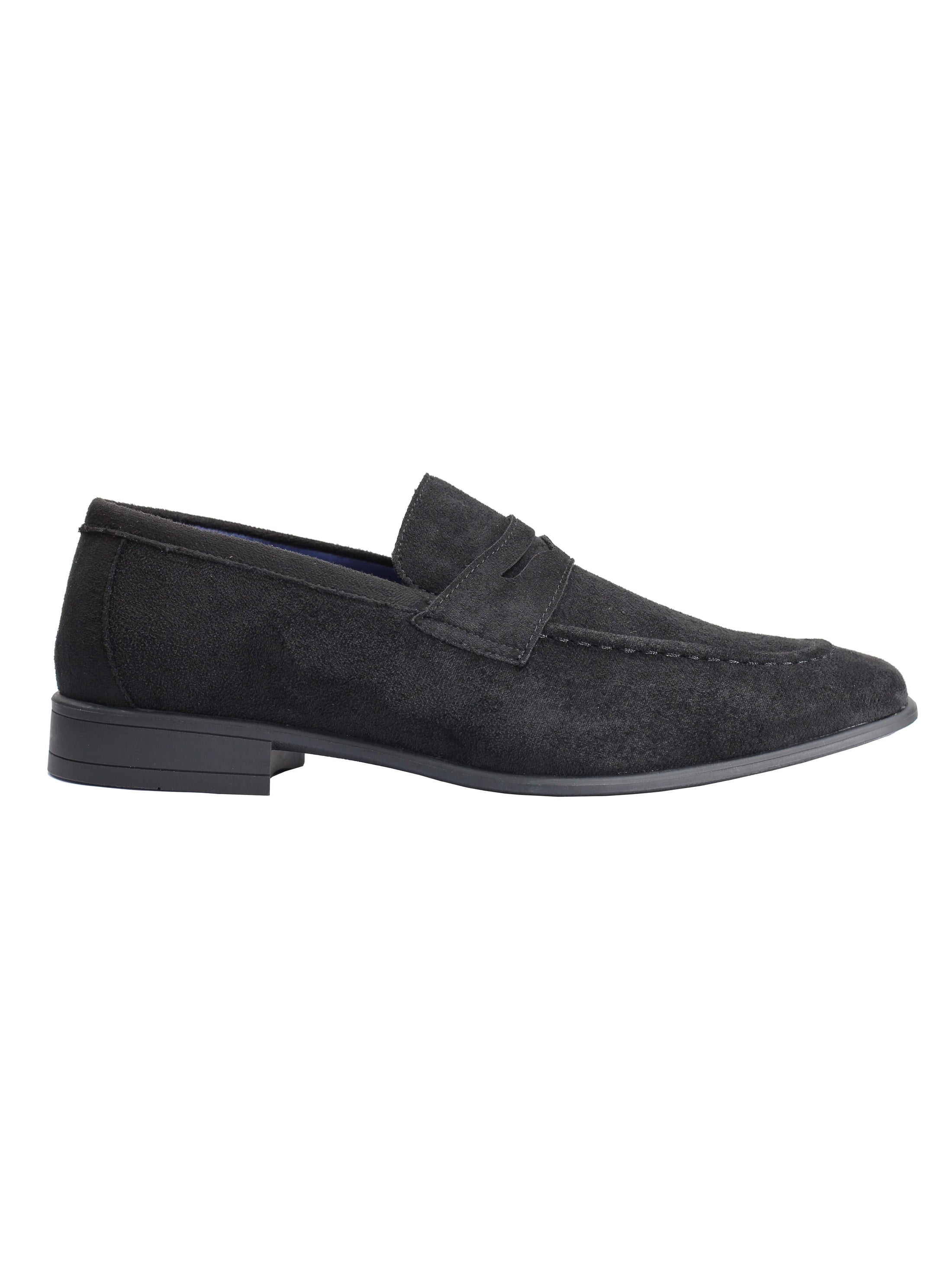 SUEDE PENNY LOAFERS