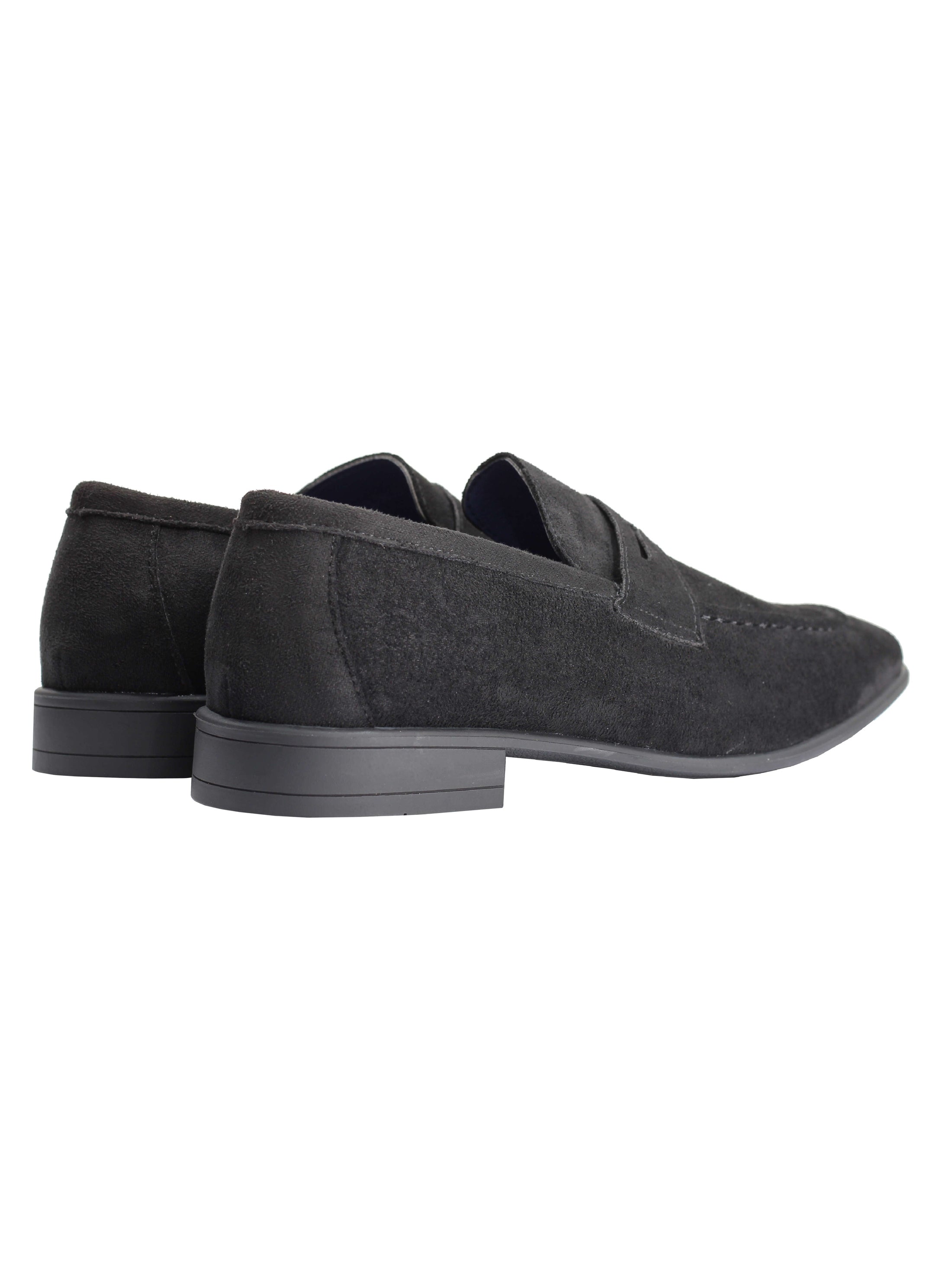 SUEDE PENNY LOAFERS