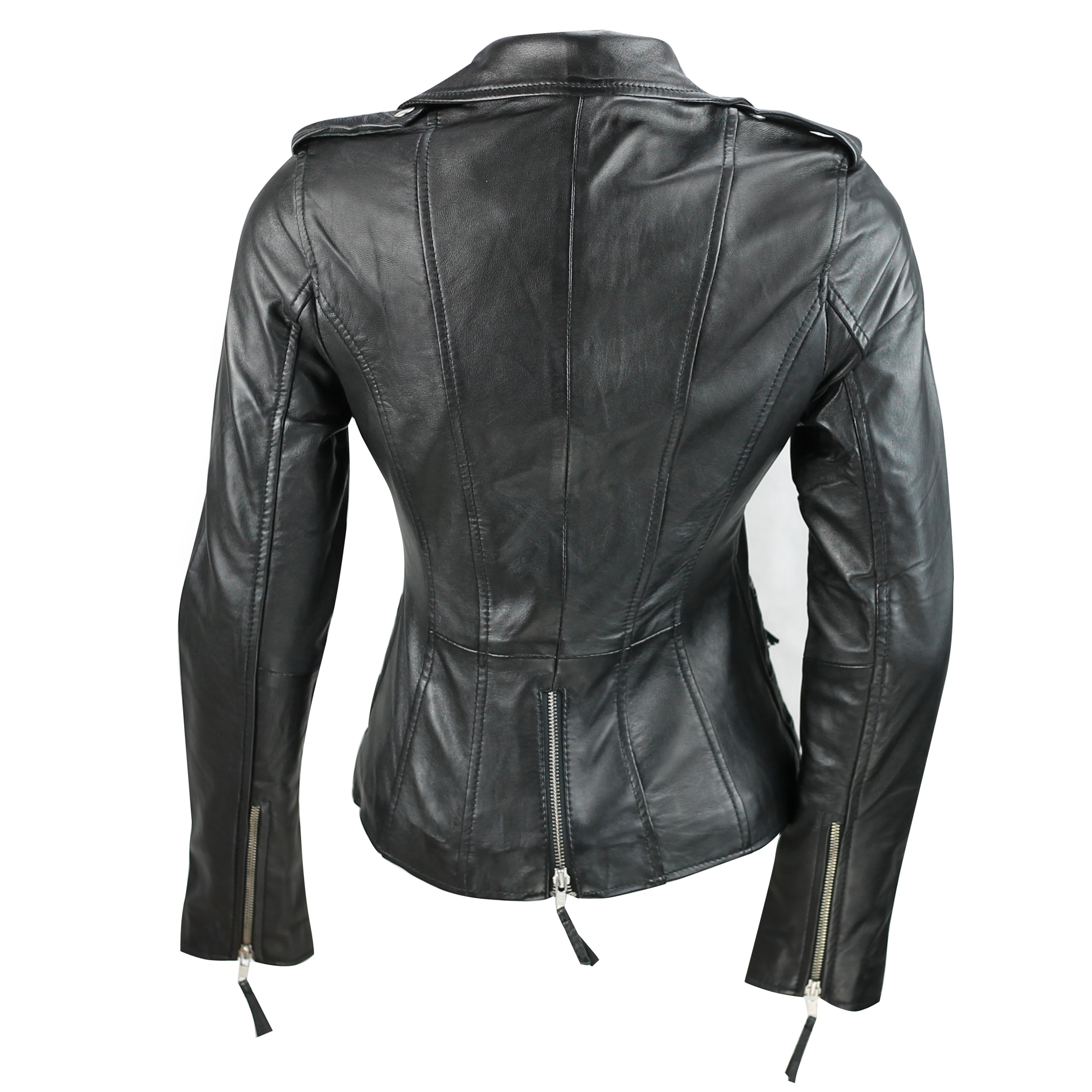 LADIES VINTAGE ZIP BUCKLE JACKET