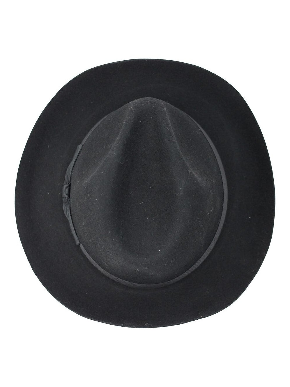 Snap 100% Wool Black Fedora Hat