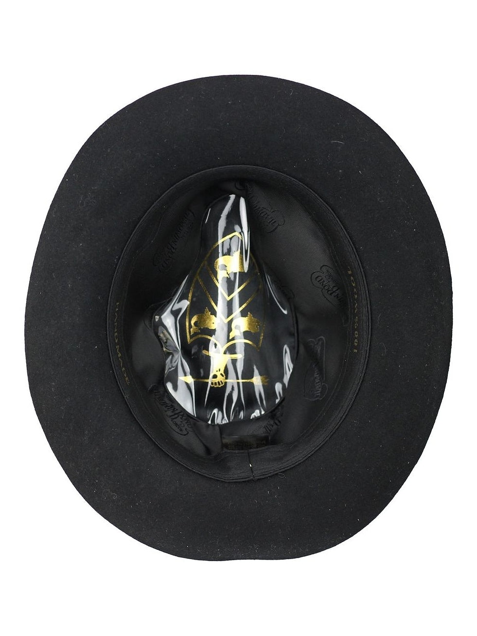 Snap 100% Wool Black Fedora Hat