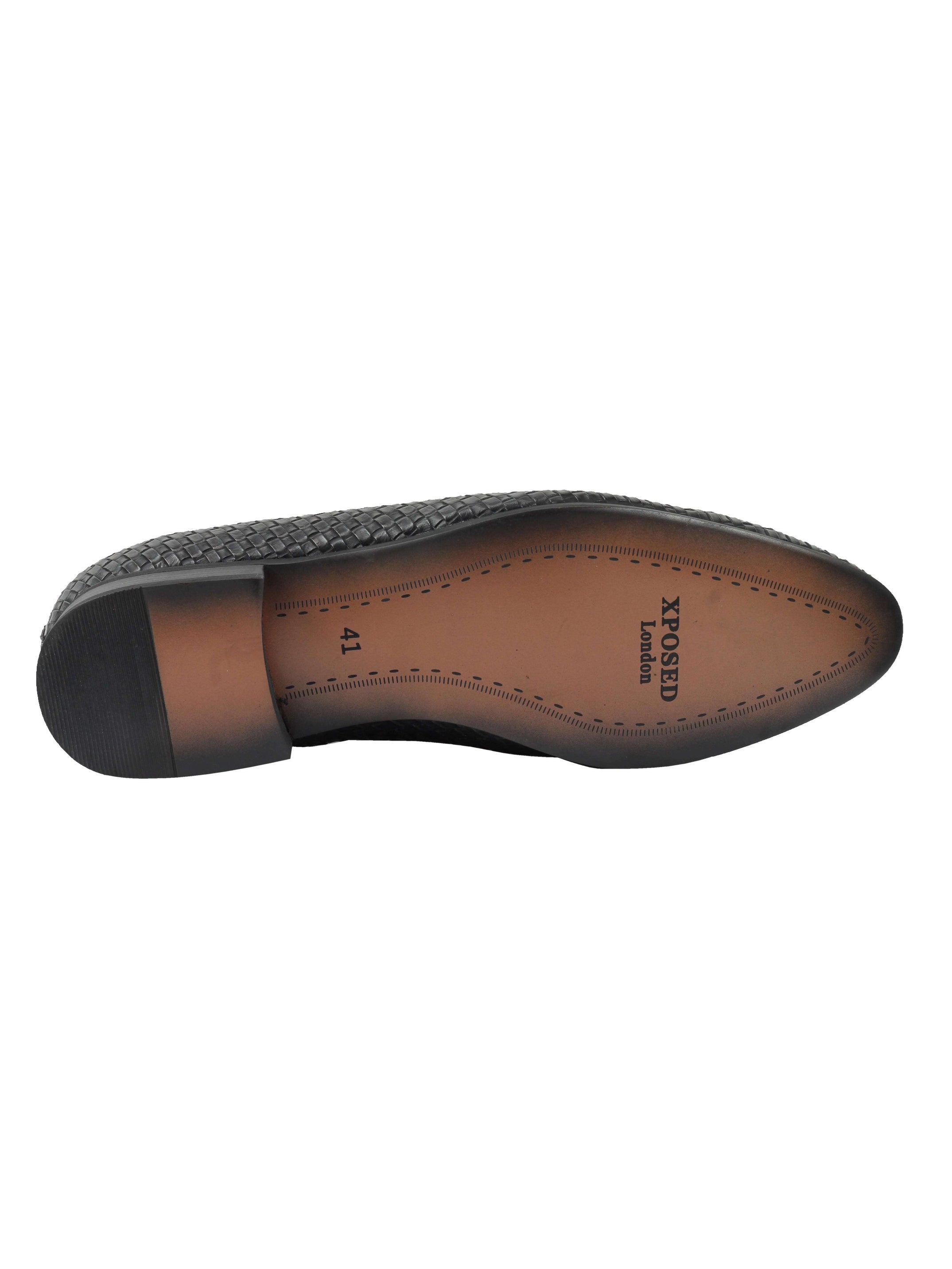 Retro Tassel Moccasin Loafers In Black
