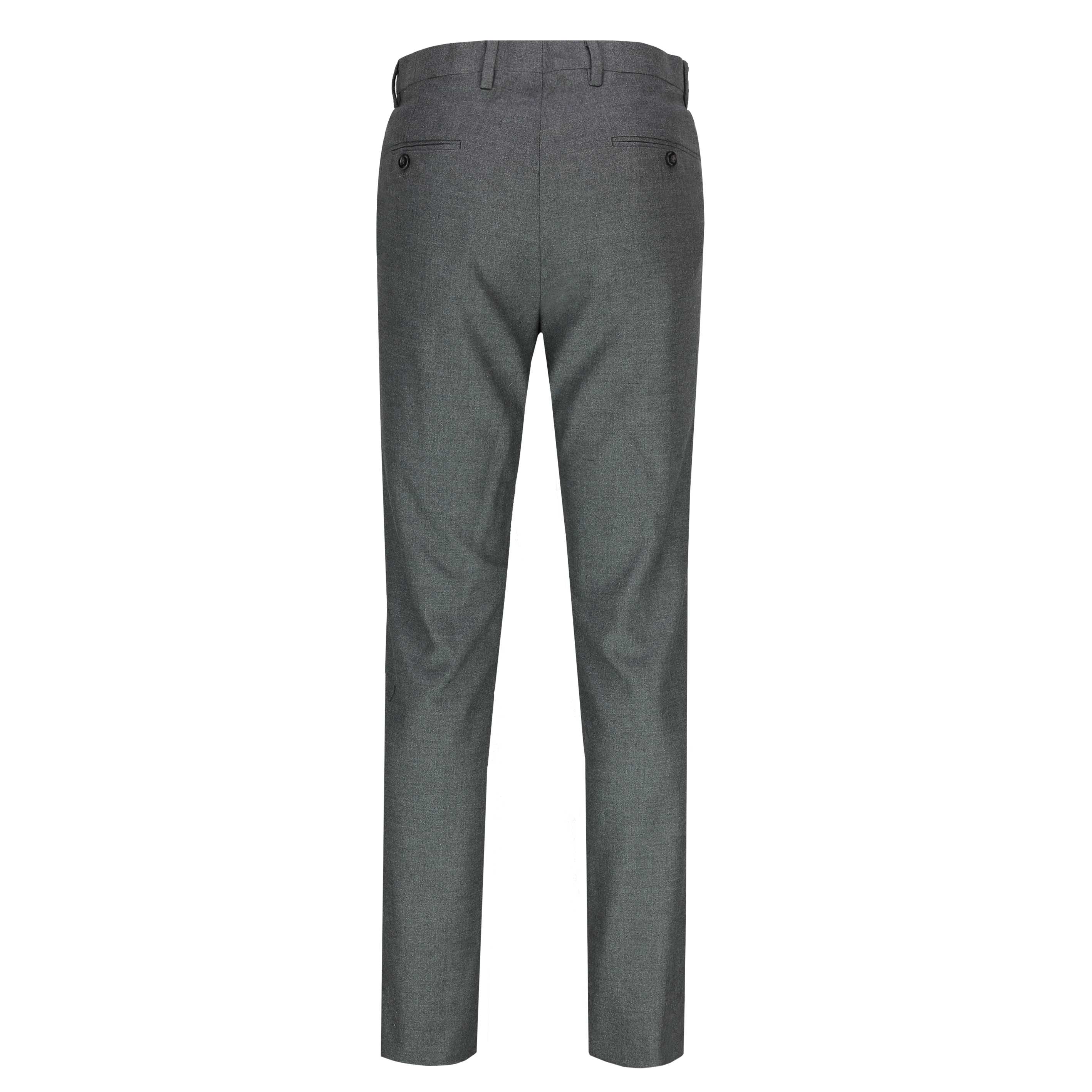 Mens Classic Charcoal Smart Retro Tailor Fit Trouser