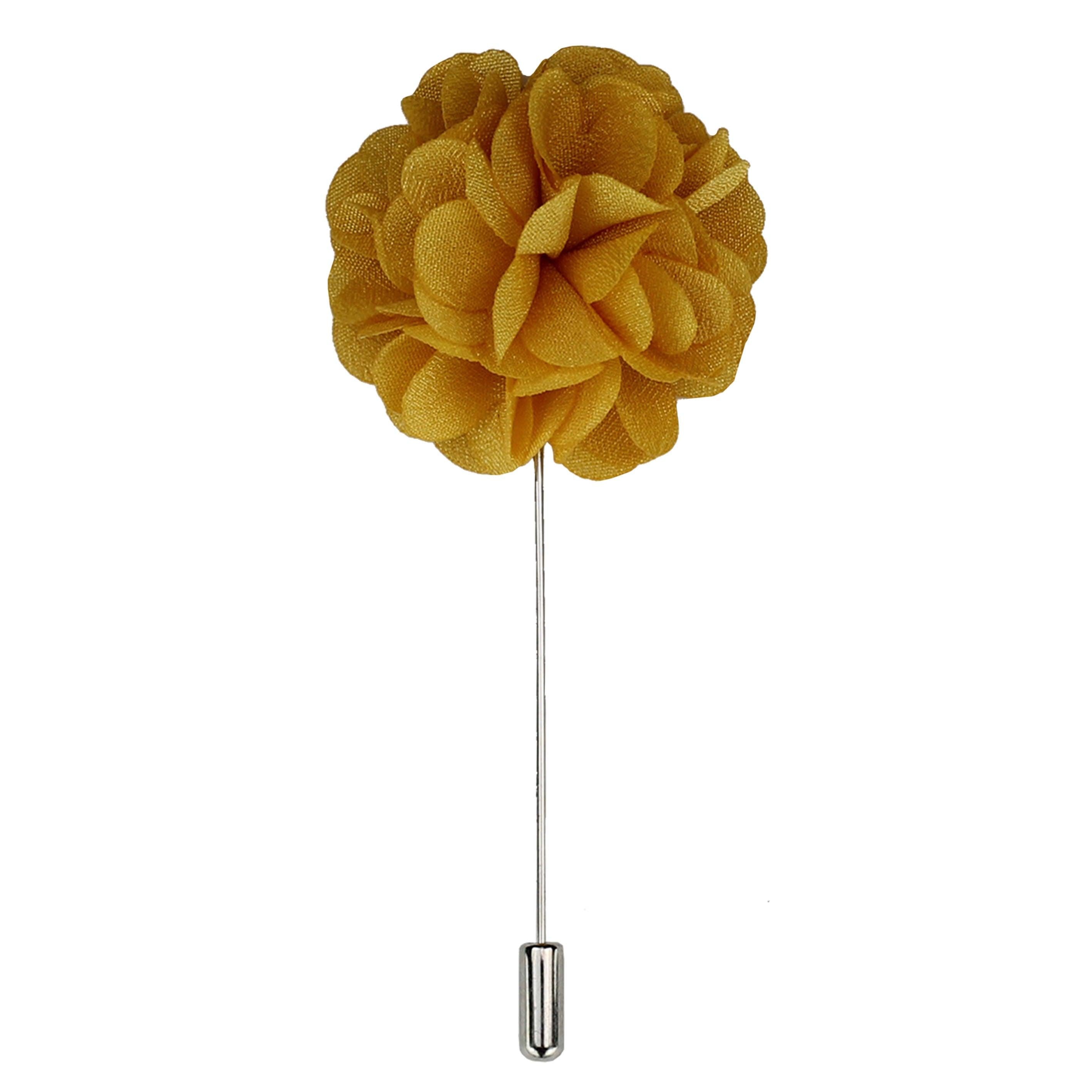 Bunch Flower Petal Lapel Pin Fabric Brooch