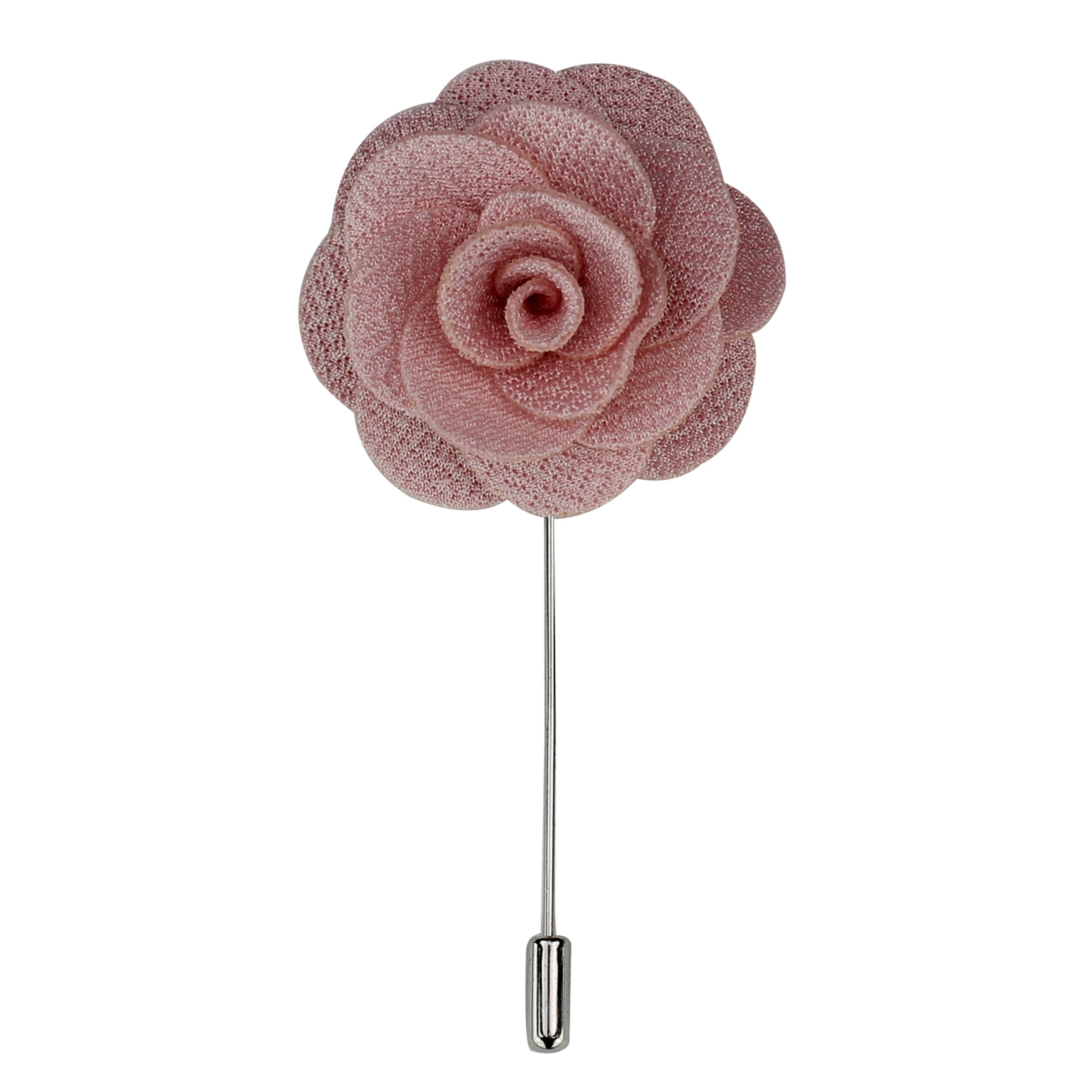 Rose Flower Lapel Pin Fabric Brooch 2