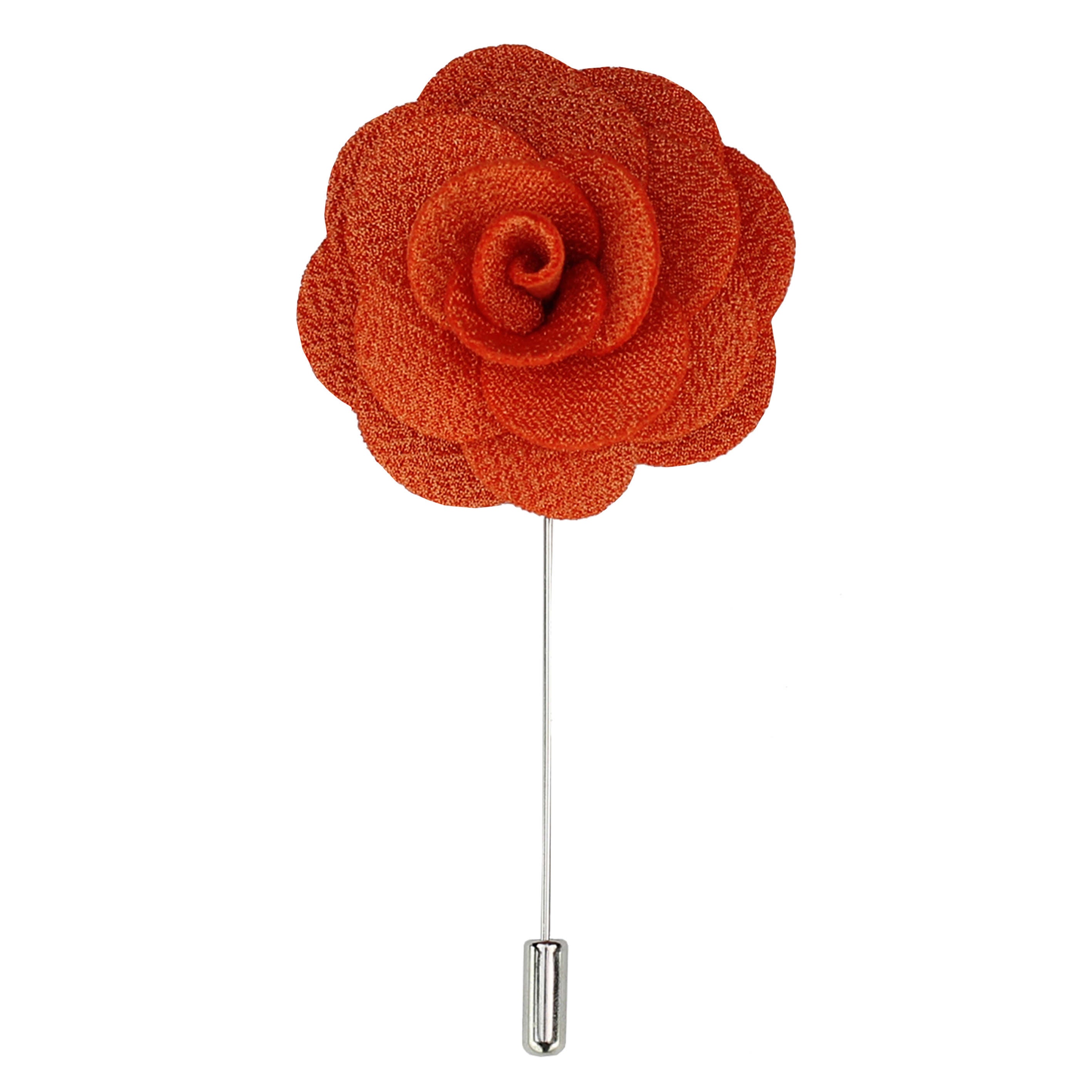 Rose Flower Lapel Pin Fabric Brooch 3