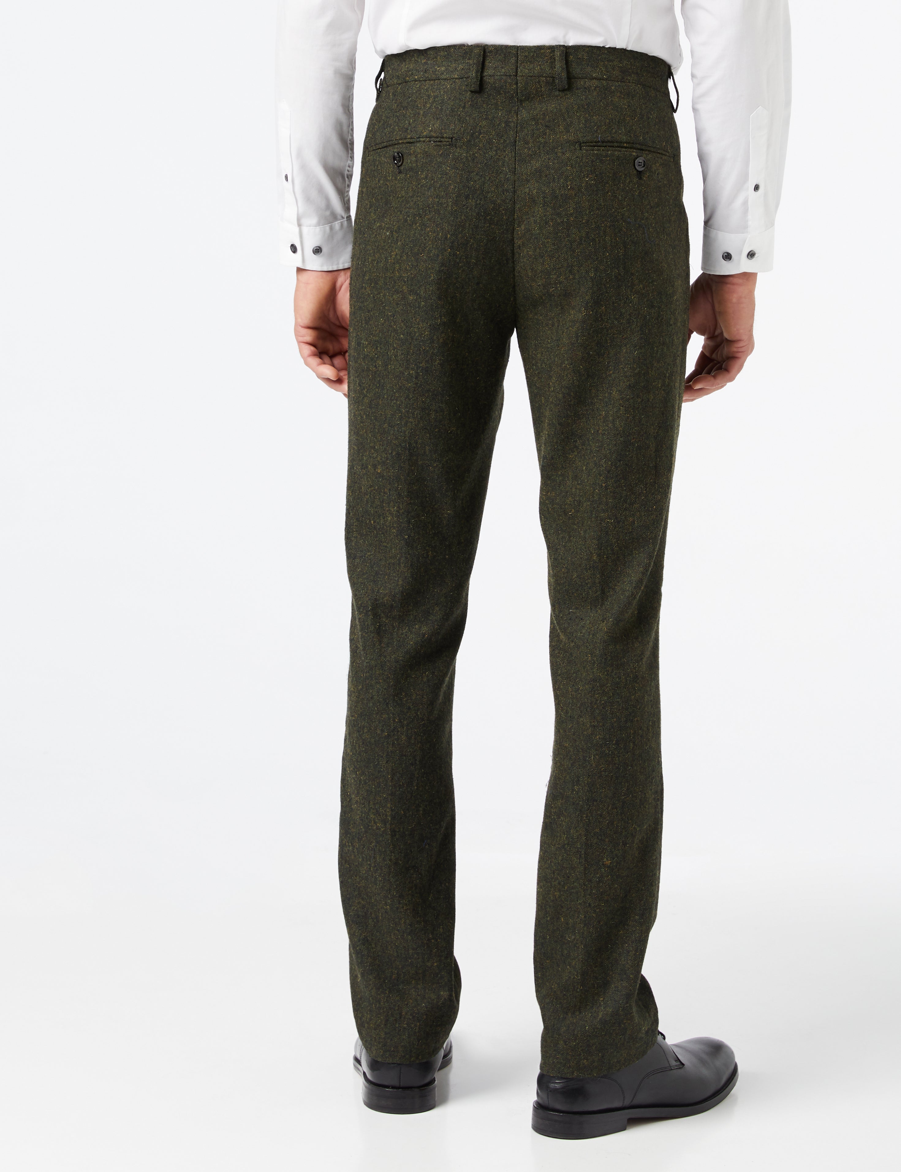 DANE – Grüner Tweed-Anzug für Herren