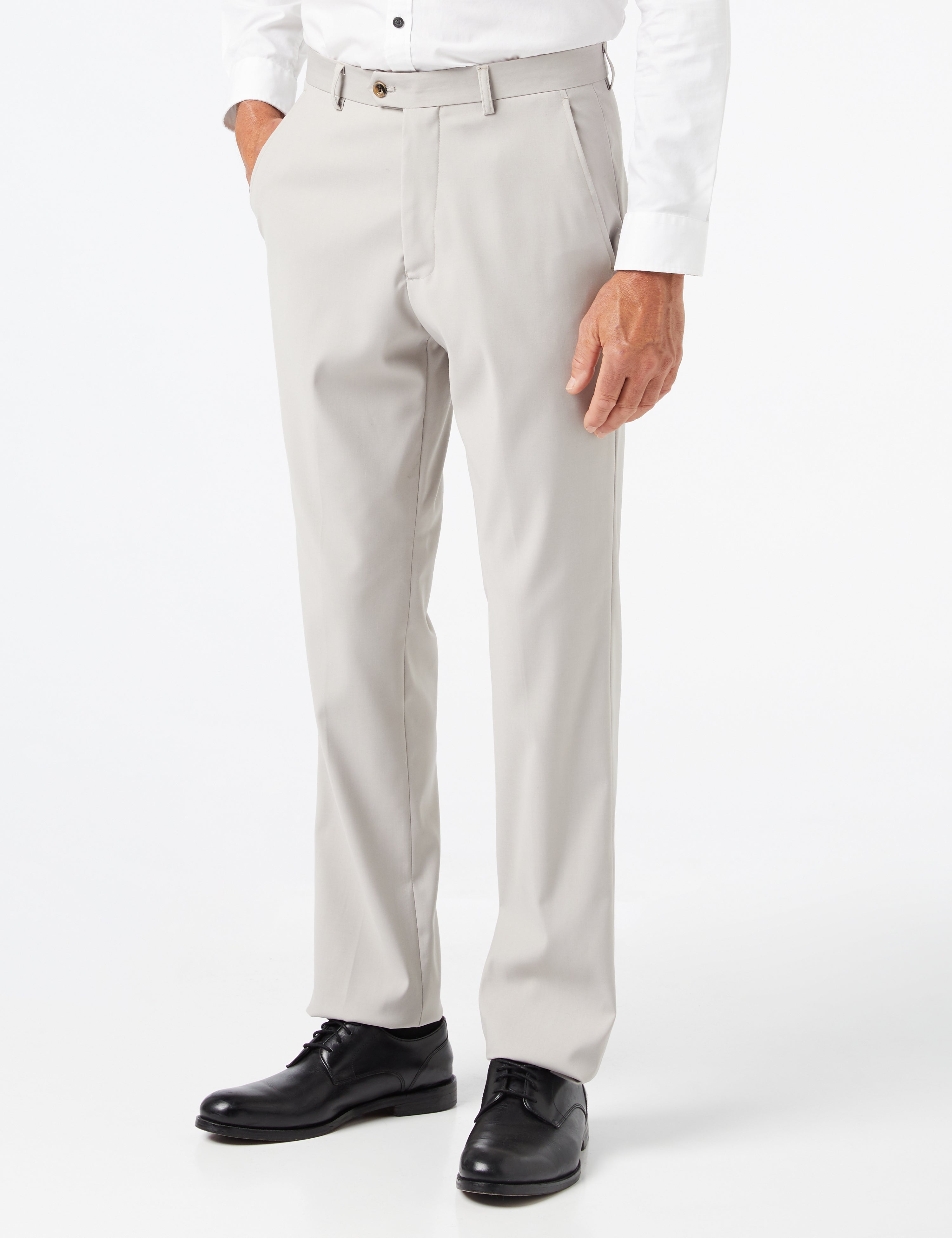 GRAHAM - BEIGE PLAIN TROUSERS