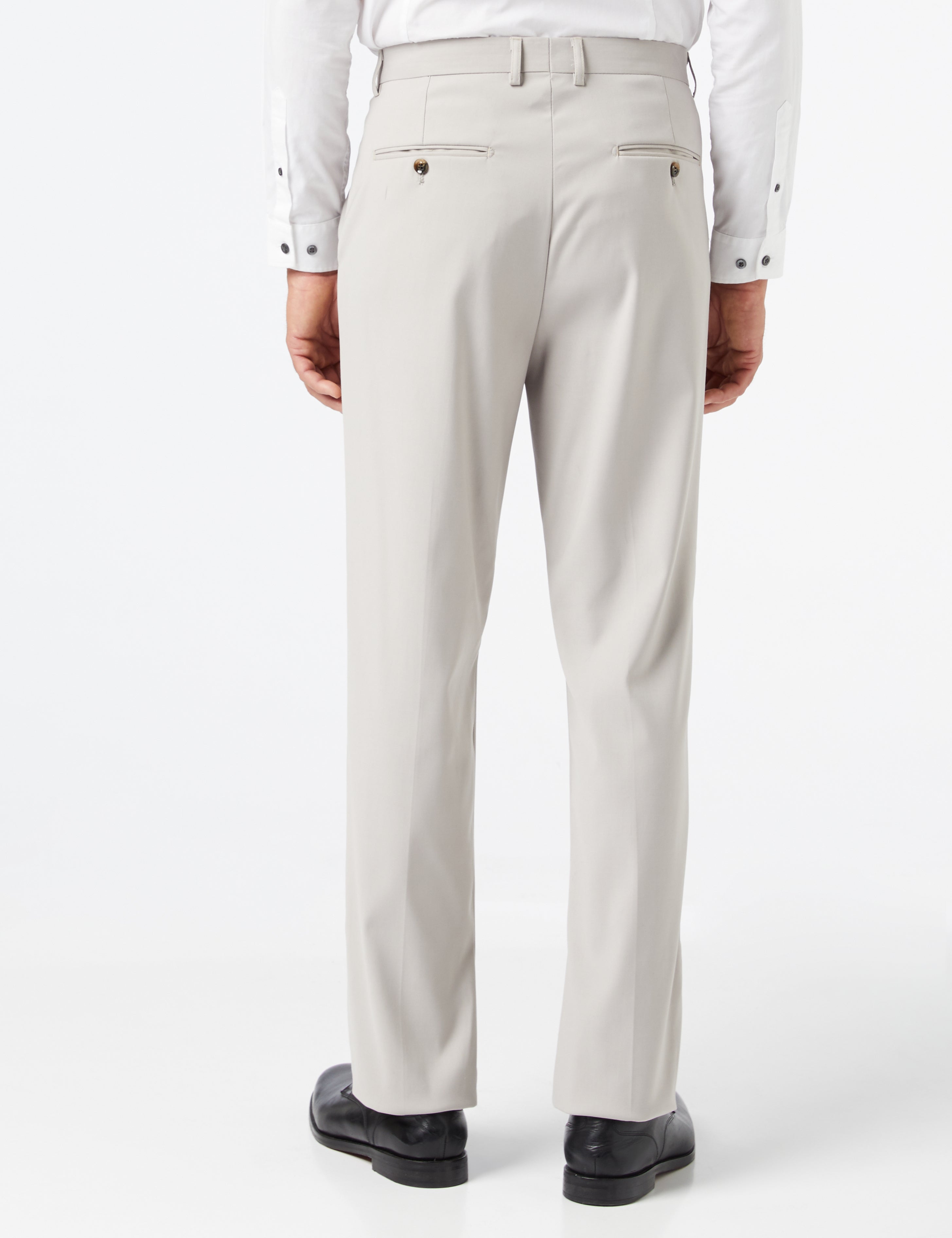 GRAHAM - BEIGE PLAIN TROUSERS